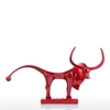 Tooarts Long Tail Cattle Resin Skulptur Fiberglas Ornament Innendekor-Statue Figurine Abstrakt Exaggerate Moderne Kunst