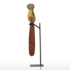 Tooarts Longtail-Vogel Harz Skulptur Fiberglas-Verzierung Innendekor-Statue Figurine Abstrakt Exaggerate Moderne Kunst