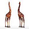 TOOARTS Metall-Skulptur Eisen geflochten Giraffe von Einrichtungs Artikel Handwerk