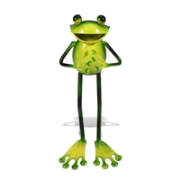 TOOARTS Metall-Skulptur Frosch formte Skulptur Hauptdekoration Handwerk