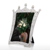 Tooarts Schmuck Fotorahmen Aluminium Material Mosaik Diamant und Perle handgefertigt Desktop Dekoration Fotorahmen