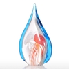 Tooarts Teardrop Quallen Geschenk Glas Ornament Handblown Home Decor