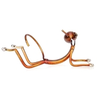 TOOARTS Yoga Katze Weinhalter Weinregal Metall-Skulptur Praktische Skulptur Hauptdekoration Innendekoration Handwerk