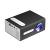 TOPRECIS Mini-Projektor Tragbarer Filmprojektor für den Außenbereich mit 100-Zoll-Projektorbildschirm 1080P Unterstützte Fernbedienung Kompatibel mit TV-Stick-Videospielen USB TF AV T300