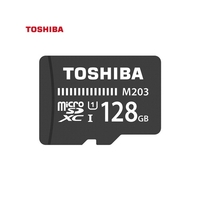 TOSHIBA Micro SD-Karte 128G TF-Karte U1 C10 M203 100 MB / s stoßfest High Speed für Telefon / Go-Pro / Kamera / Monitor