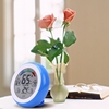Touch Screen Temperatur- und Feuchtigkeitsmessgerät Digitaler Rundform-Innenthermometer und Hygrometer
