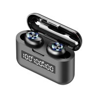 Touching Control Kopfhörer Batterieanzeige Kopfhörer BT Kopfhörer 5.0 Wireless Headset Sport Ohrhörer mit Ladebox