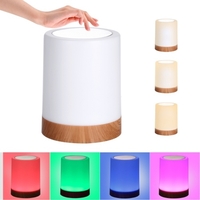 Touching Control Nachttischlampe USB Wiederaufladbare dimmbare Tischlampe