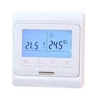 Touchscreen Anti-freezing Heizung Thermostat Panel Intelligente Temperaturregelung Schalter Überhitzungsschutz Tastatur Schloss Controller E51