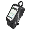 Touchscreen Fahrrad Lenkertasche Wasserdichte Vorderrahmen Oberrohr Fahrradtasche Große Kapazität Radfahren Vordere Aufbewahrungstasche für 7 Zoll Großbildschirm
