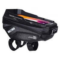 Touchscreen-Fahrradlenkertasche,  wasserdichter Vorderrahmen,  Oberrohr,  Fahrradtasche,  große Kapazität,  Radfahren,  vordere Aufbewahrungstasche für 6, 7 Zoll großen Bildschirm