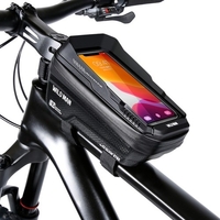 Touchscreen-Fahrradlenkertasche,  wasserdichter Vorderrahmen,  Oberrohr,  Fahrradtasche,  große Kapazität,  Radfahren,  vordere Aufbewahrungstasche für 6, 7 Zoll großen Bildschirm