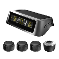 TPMS Reifendruckkontrollsystem Solar Wireless und USB Charging Detection System mit 4 externen Sensoren
