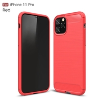 TPU Carbon Telefon Schutzhülle Anti Fingerabdrücke Anti Scratch Telefon Schutzhülle Shell Kompatibel mit iPhone 11 Pro