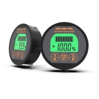 TR16 8-120V Wasserdichte Batteriekapazität Tester Spannung Strom LCD-Anzeige mit Speicherfunktion