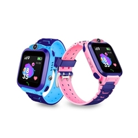 TR5-1 2G Kinder Smart Watch mit Micro-SIM-Kartensteckplatz 1, 54 Zoll Touchscreen Anti-verlorene Armbanduhr mit GPS LBS Positionierung SOS Calling Voice Chat Wasserdichtes Wetter für Kinder Kinder Pink