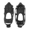 Traction Cleats mit 24 rutschfesten Spikes Schneeschuhe Rutschfeste Schuhe 24 Zähne Klettersteigeisen für Outdoor Winter Walking Jogging Wandern Eisfischen Edelstahl Überschuhe