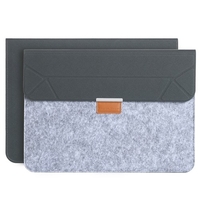 Tragbare 3-in-1-Laptoptasche + Laptop-Kühlhalterung + Mauspad Kratzfest Verschleißfest für 13, 3-14-Zoll-Laptop S Hellgrau