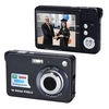 Tragbare 720P Digitalkamera Videocamcorder 18 MP Foto 8-facher Zoom Anti-Shake 2, 7 Zoll großer TFT-Bildschirm Eingebauter Lithium-Akku mit Tragetasche USB-Ladekabel für Kinder und Jugendliche