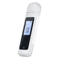 Tragbare Alkohol Detektor Handheld Nicht-Kontakt Atem Schlag Tester mit Led-anzeige Bildschirm 3-farbe Anzeige Licht Schwarz (% BAC)
