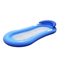 Tragbare Aufblasbare Hängematte Schwimmt Bett Reihe Lounges Klapp Schwimmen Bett Sommer Im Freien Schwimmen Pool Wasser Pool Party Strand Hängematte