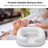 Tragbare aufblasbare Shampoo-Schüssel Faltbar im Bett Haarwäsche Haarschnitte Haarfärbung für ältere Menschen mit Behinderung Schwangerschafts-Haarwaschbecken mit Ablaufschlauch