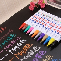 Tragbare Bunte Stift Auto Reifenprofil Gummi Metall Permanent Farbe Marker Graffiti Fettige Kratzer Reparatur Filzstift