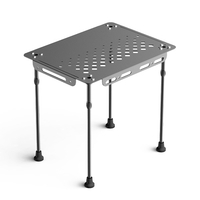 Tragbare Camping Aluminium Legierung Tisch Klapp Hohl Spleißbare Einstellbare Picknick Im Freien Angeln Grill Mini Tisch