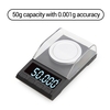Tragbare Digitalwaage Goldschmuck Waage Pulverwaage Mini Pocket Elektronische Waage Professionelle Digitale Milligrammskala Hohe Präzision 50g * 0, 001g DH-8068