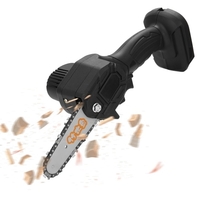 Tragbare elektrische Sägesäge Wiederaufladbare kleine elektrische Sägen Holzbearbeitung Einhand-elektrische Säge Garden Logging Mini Brushed Electric Chain Saw