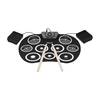 Tragbare elektronische Drum Set Roll Up Drum Kit 9 Silikon Pads USB Powered mit Fuß Pedale Drumsticks USB Kabel für Studenten Kids