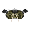 Tragbare elektronische Drum Set Roll Up Drum Kit 9 Silikon Pads USB Powered mit Fuß Pedale Drumsticks USB Kabel für Studenten Kids