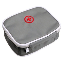 Tragbare Erste Hilfe Leeren Kit Tasche Tote Kleine Ersthelfer Aufbewahrungsbeutel Kompakte Notüberlebens Medizin Tasche für Home Office Travel Camping Sport Wandern Radfahren Outdoor Red Style 1