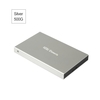 Tragbare externe Festplatte USB 3.0 120G.160G.250G.320G.500G HDD Externe HD Festplatte für PC Silvery & 500G