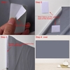 Tragbare faltbare Projektionswand Metallschicht Lichtbeständig Home Movie Reflective Screen (84 Zoll 4: 3)