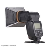 Tragbare Fotografie Blitz Mini Softbox + Universal Tuch Soft Flash Bounce Diffusor Ersatz für Canon Nikon Olympus Pentax Sony DSLR Speedlite Blitz