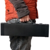 Tragbare Gig Bag Box Leder für westliche große Flöte mit Schnalle Schaum Baumwolle gepolstert