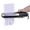 Tragbare Handheld Papier Aktenvernichter A6 Gefaltet A4 Streifen Schnitt USB / Batterien Betrieben Schneidemaschine Werkzeug für Home Office Schule Schreibwaren