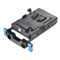 V-Batterie Typenschild Mit 15mm Rod Clamp E6 Akku Adapter für Sony V-Mount Akku für Canon 5D 2 D 3 60 7 5D 6 D DSLR Rig für BMCC BMPC