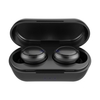 V2 BT5.0 Angeschlossener Sport-Kopfhörer-Ohrhörer-Ladeanschluss Typ C mit empfindlicher Drucksensorsteuerung Multifunktionale 300-mAh-Ladebox mit hoher Kapazität Design Mini Portable for Gift Present Black