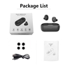 V5 TWS Kabellose Stereo-Kopfhörer Einknopf-Steuerung Ohrhörer Musiklautstärke Sprachsteuerung Headset mit Ladekoffer und Kabel Kompatibel mit Siri Android iOS