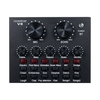 V8 Multifunktionale externe Soundkarte 6 Soundmodi 12 Soundeffekte für Online-Singen Chatten Live-Video-Musikaufnahme