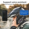 V9 Drahtloser Kopfhörer BT5.0 Wiederaufladbarer Sprachanruf Musik Freisprechtelefon Motorradhelm Headset Eingebauter 850mAh Akku