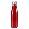 Vakuumisolierte Wasserflasche aus 500 ml Edelstahl,  Cola-Formflasche,  12 Stunden kalt und heiß wiederverwendbare,  auslaufsichere Sportflasche aus Metall