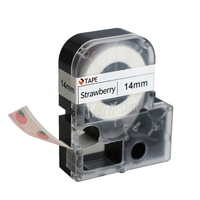 VariMark Colourful Label Tape Ersatz Selbstklebendes Label Maker Tape 14, 5 x 5, 5 m Wasserdicht und öldicht für die Home Office-Organisation Kabellogistik,  1 Rolle