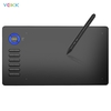VEIKK A15 Grafiktablett mit 8192 Empfindlichkeit Batterieloser Stift 12 Hotkeys 10x6 Zoll 250RPS 5080LPI für Laptop PC Kompatibel mit Windows Mac Android OS zum Malen Skizzendesign Online-Unterricht & Kunsterstellung (Blau)