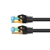 VENTION Cat 7-Ethernet-Kabel Gigabit-Fast-Speed-Flachnetzkabel RJ45 Dual-Shielding-Kabel für Home Business 1M