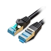 VENTION Cat 7-Ethernet-Kabel Gigabit-Fast-Speed-Flachnetzkabel,  RJ45-Kabel mit zwei Abschirmungen für Home Business 12M