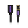 VENTION CAT 7-Netzwerkverlängerungskabel 10-Gigabit-Fast-Speed-Flachnetzwerkkabel RJ45-LAN-Kabel für Home Business 5m Schwarz