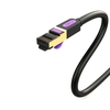 Vention CAT7 SSTP Ethernet-Kabel Vergoldetes Twited-Kabel PVC-Weichkabel Für Office Home Net Bar Hotel Schwarz 3m
